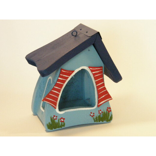 Vogelhaus Futterhaus "Hobbit mini" hellblau